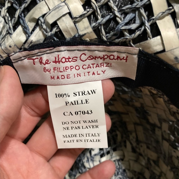 Made in Italy 100% straw hat- like new with excellent condition - Picture 3 of 4